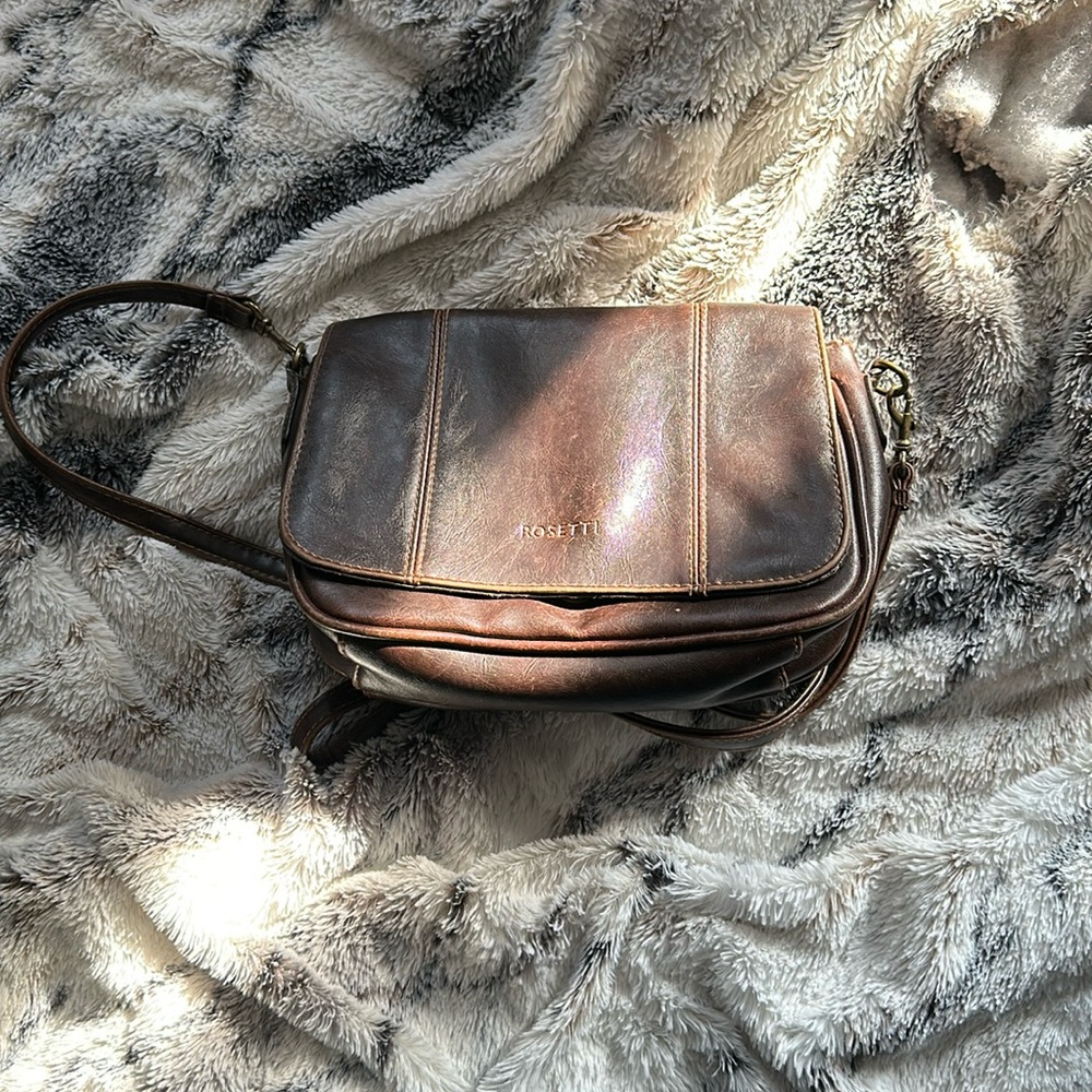 Brown crossbody bag